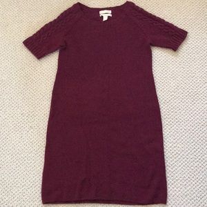 Cranberry Sweater Dress